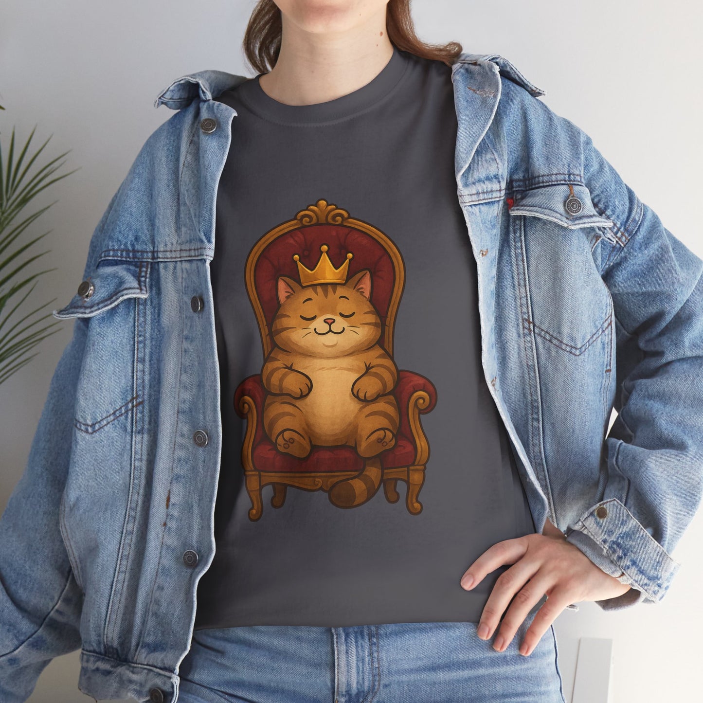 Royal Cat T-Shirt - Funny Unisex Cat Tee for Pet Lovers, Paws & Claws Collection