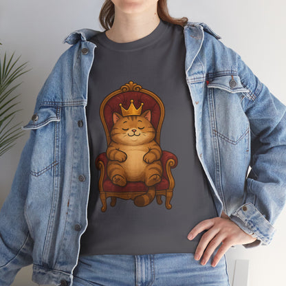 Royal Cat T-Shirt - Funny Unisex Cat Tee for Pet Lovers, Paws & Claws Collection