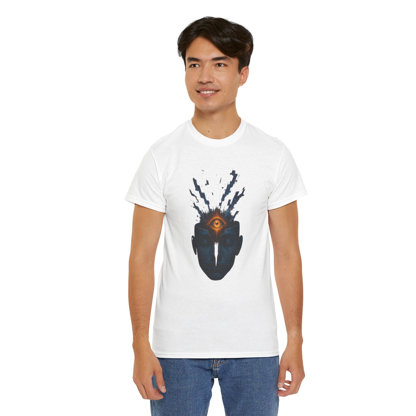 Mystical Third Eye Shirt, Trippy Unisex Tee, Spiritual Graphic Tee, Mind Bending Artwear