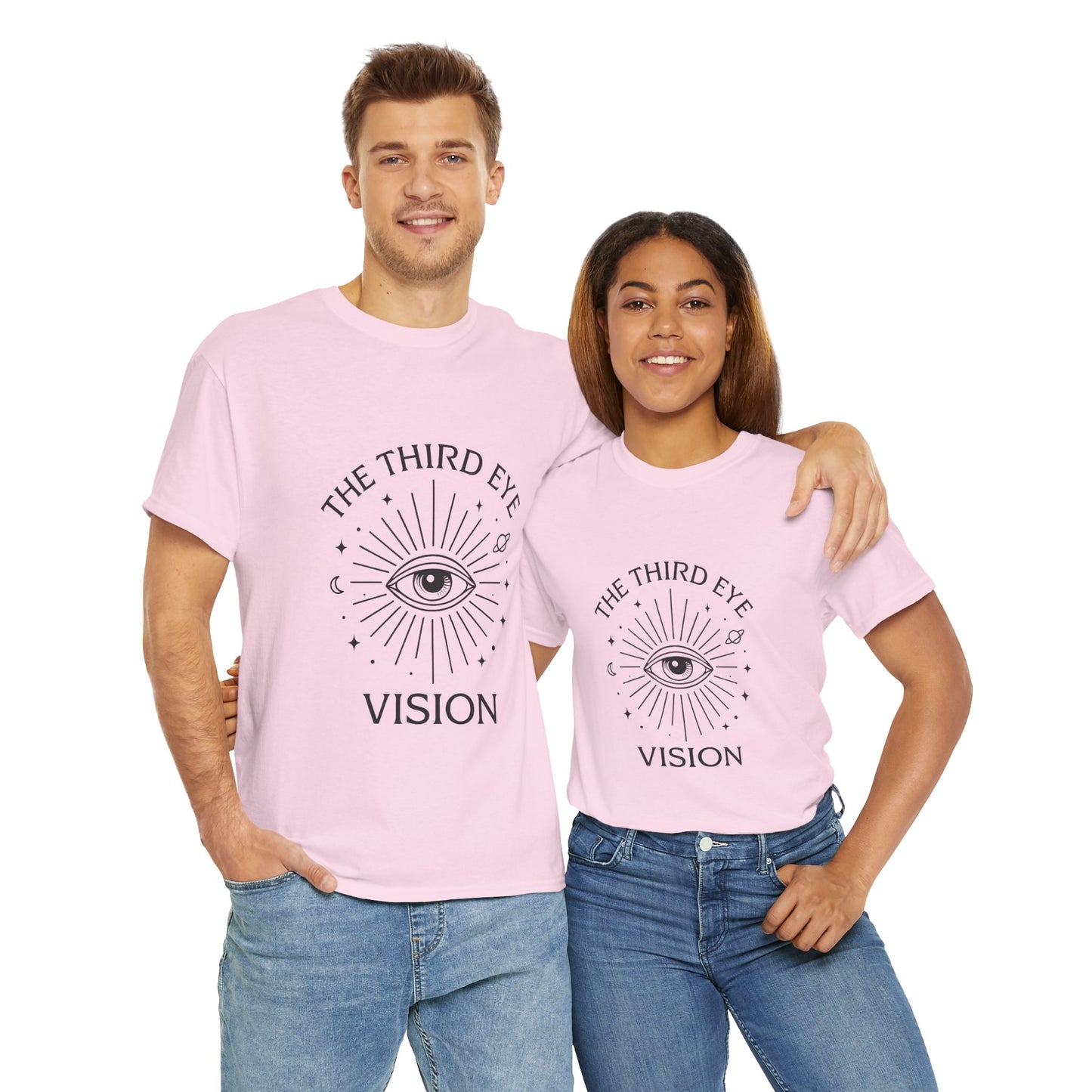 Third Eye Vision Unisex T-Shirt, Spiritual Eye Tee, Boho Festival Shirt, Mystical Graphic Tee, Gift for Seers & Intuitives
