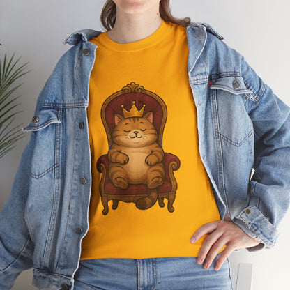 Royal Cat T-Shirt - Funny Unisex Cat Tee for Pet Lovers, Paws & Claws Collection