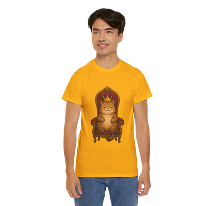 Royal Cat T-Shirt - Funny Unisex Cat Tee for Pet Lovers, Paws & Claws Collection