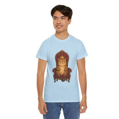 Royal Cat T-Shirt - Funny Unisex Cat Tee for Pet Lovers, Paws & Claws Collection