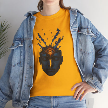 Mystical Third Eye Shirt, Trippy Unisex Tee, Spiritual Graphic Tee, Mind Bending Artwear