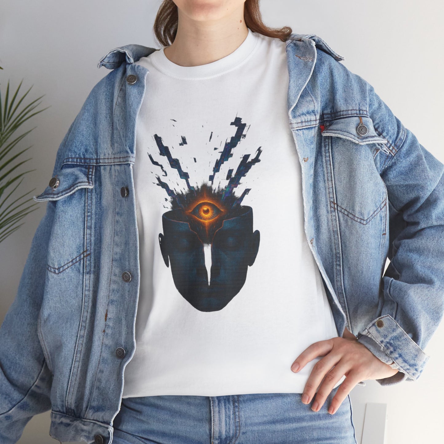 Mystical Third Eye Shirt, Trippy Unisex Tee, Spiritual Graphic Tee, Mind Bending Artwear