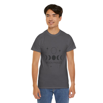 Moon Phases Unisex T-Shirt - Astrology Shirt, Celestial Tee, Spiritual Gift, Starry Night Apparel, Lunar Lover Gift