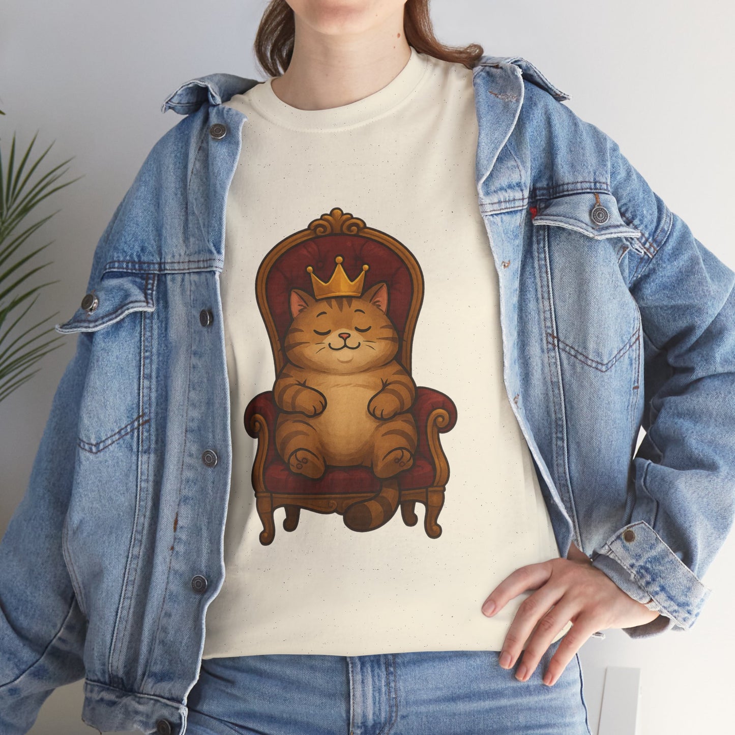 Royal Cat T-Shirt - Funny Unisex Cat Tee for Pet Lovers, Paws & Claws Collection