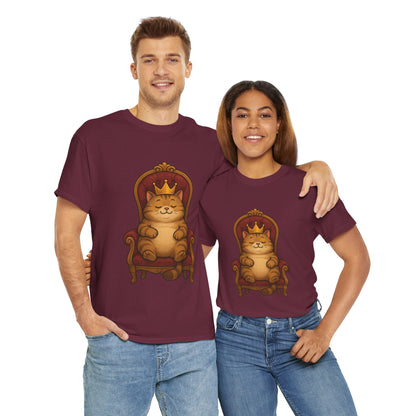 Royal Cat T-Shirt - Funny Unisex Cat Tee for Pet Lovers, Paws & Claws Collection