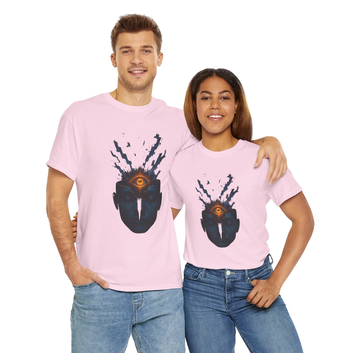 Mystical Third Eye Shirt, Trippy Unisex Tee, Spiritual Graphic Tee, Mind Bending Artwear
