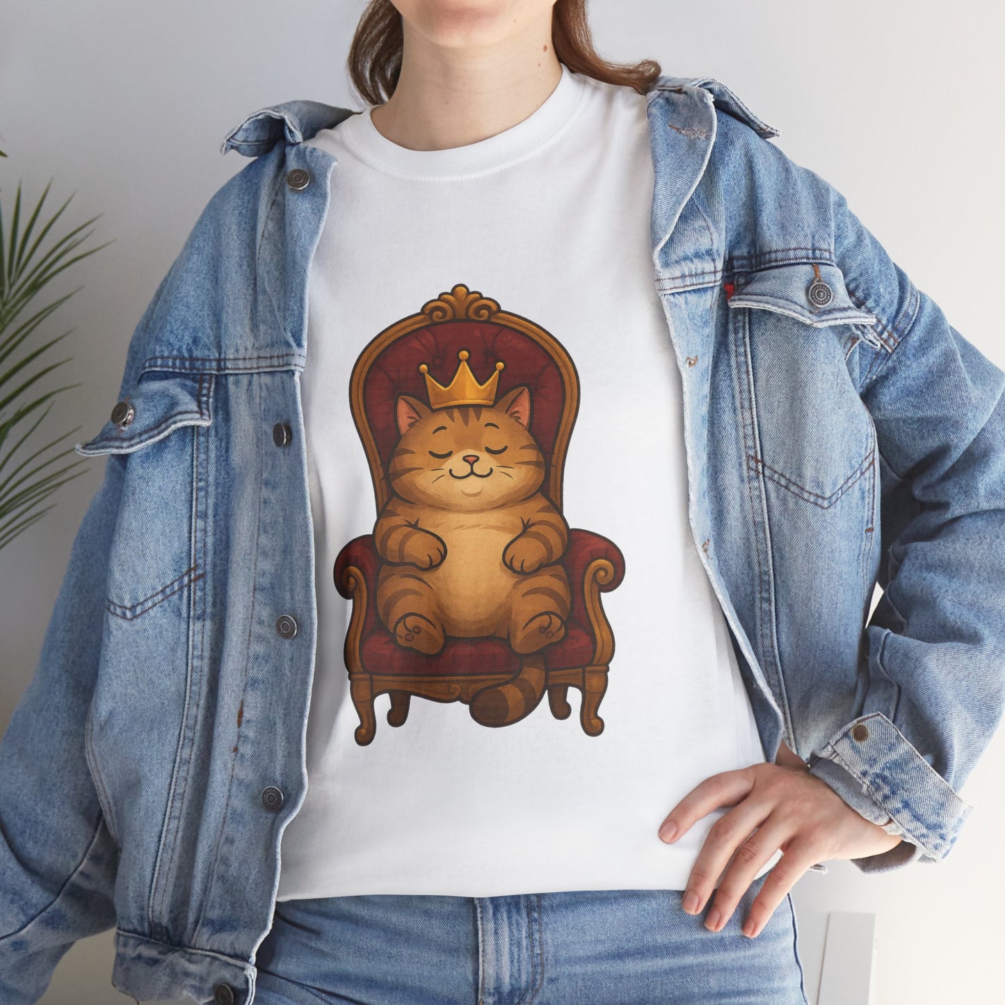 Royal Cat T-Shirt - Funny Unisex Cat Tee for Pet Lovers, Paws & Claws Collection