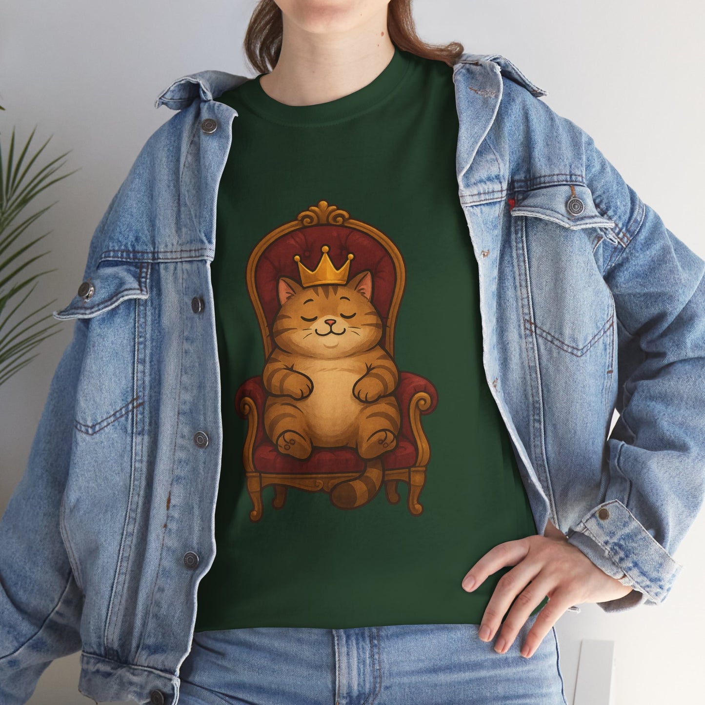 Royal Cat T-Shirt - Funny Unisex Cat Tee for Pet Lovers, Paws & Claws Collection