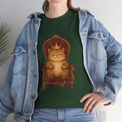 Royal Cat T-Shirt - Funny Unisex Cat Tee for Pet Lovers, Paws & Claws Collection