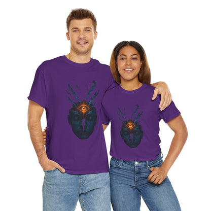 Mystical Third Eye Shirt, Trippy Unisex Tee, Spiritual Graphic Tee, Mind Bending Artwear