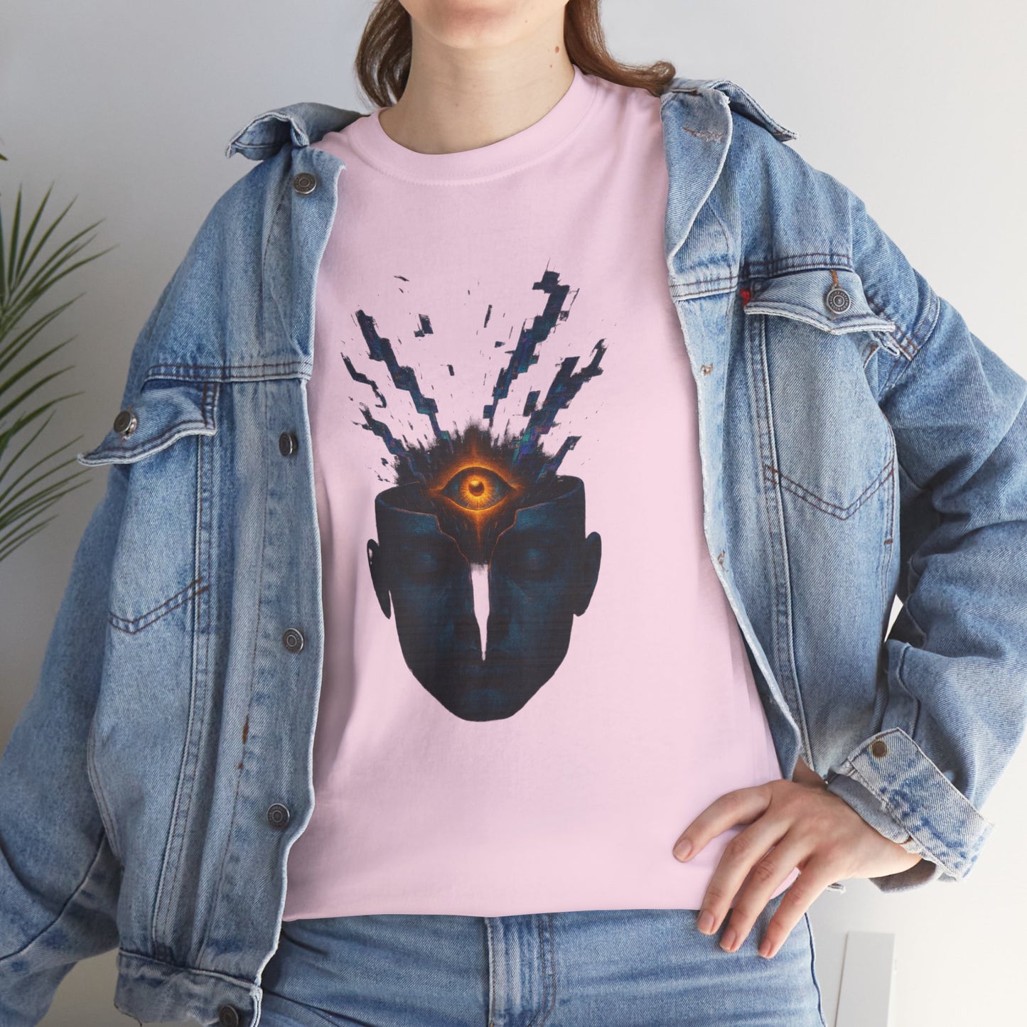 Mystical Third Eye Shirt, Trippy Unisex Tee, Spiritual Graphic Tee, Mind Bending Artwear