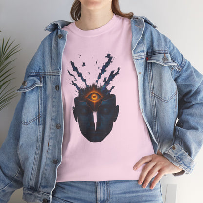 Mystical Third Eye Shirt, Trippy Unisex Tee, Spiritual Graphic Tee, Mind Bending Artwear