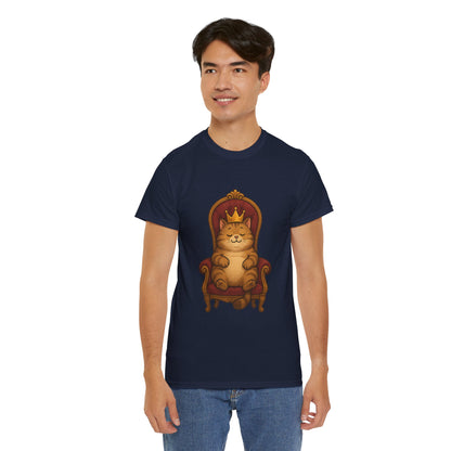 Royal Cat T-Shirt - Funny Unisex Cat Tee for Pet Lovers, Paws & Claws Collection