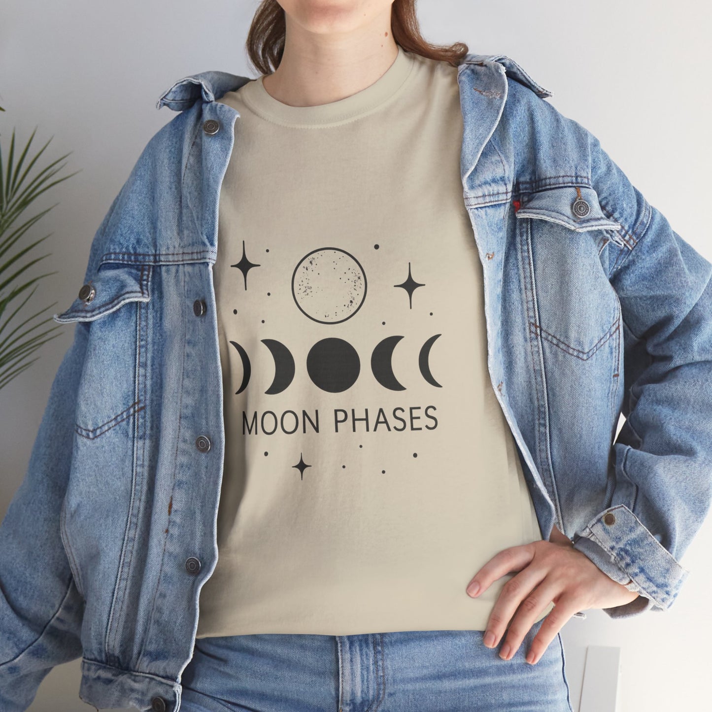 Moon Phases Unisex T-Shirt - Astrology Shirt, Celestial Tee, Spiritual Gift, Starry Night Apparel, Lunar Lover Gift