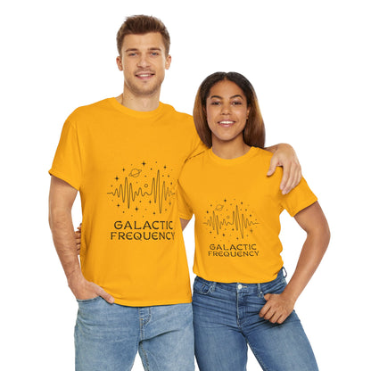 Galactic Frequency Unisex Tee, Cosmic Wave Shirt, Space Energy Graphic Tee, Astrology Gift, Stargazer Apparel, Spiritual Vibe