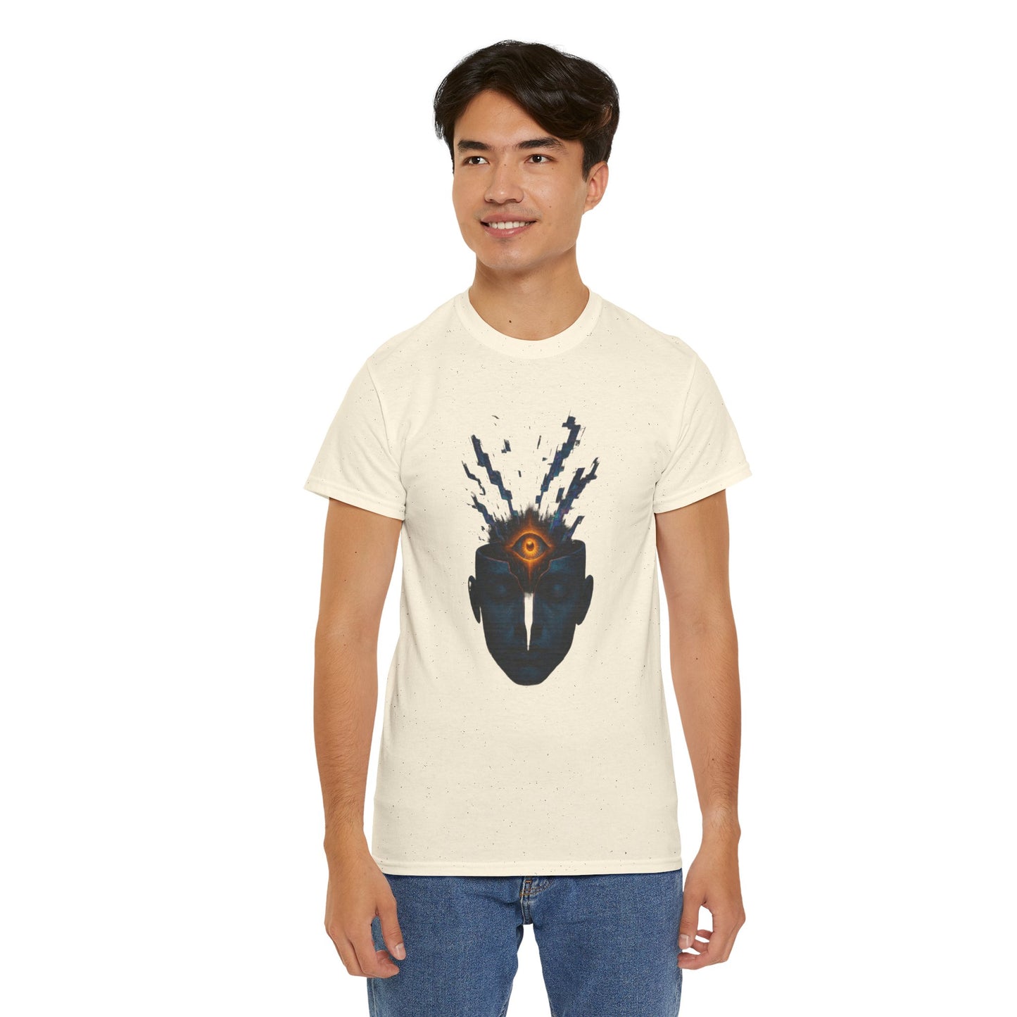 Mystical Third Eye Shirt, Trippy Unisex Tee, Spiritual Graphic Tee, Mind Bending Artwear