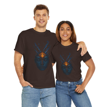Mystical Third Eye Shirt, Trippy Unisex Tee, Spiritual Graphic Tee, Mind Bending Artwear