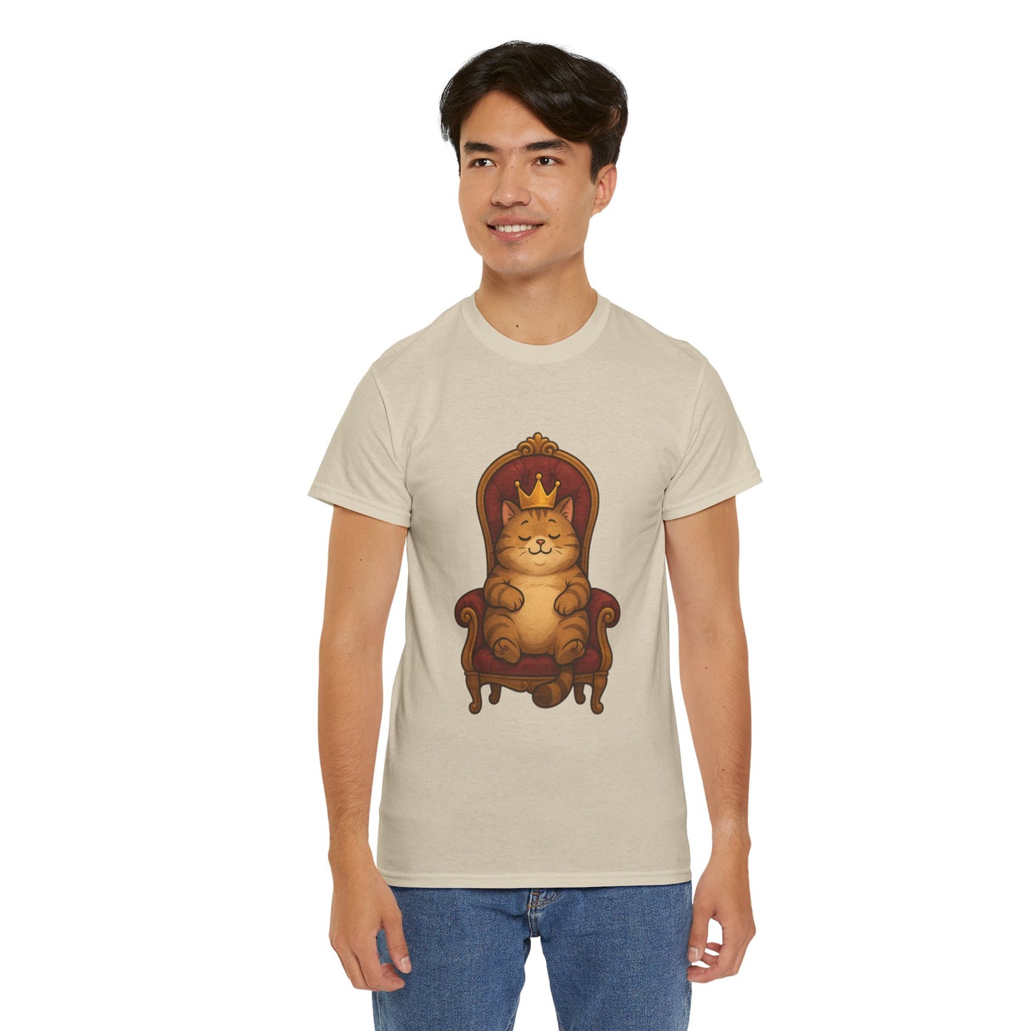 Royal Cat T-Shirt - Funny Unisex Cat Tee for Pet Lovers, Paws & Claws Collection