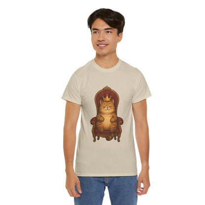 Royal Cat T-Shirt - Funny Unisex Cat Tee for Pet Lovers, Paws & Claws Collection
