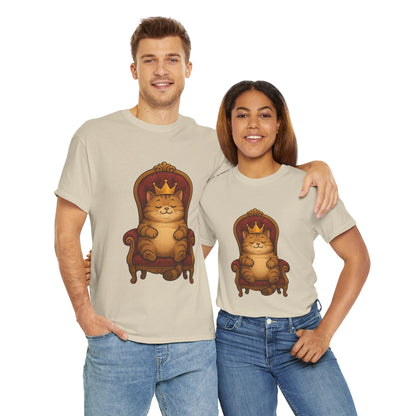 Royal Cat T-Shirt - Funny Unisex Cat Tee for Pet Lovers, Paws & Claws Collection